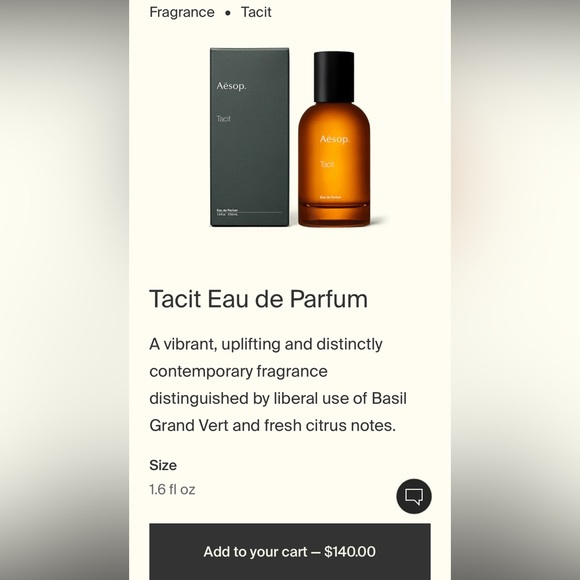 Aesop Tacit - Picture 3 of 3